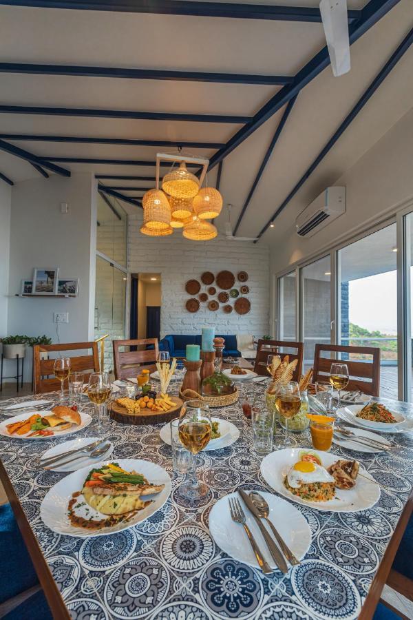 Saffronstays Kaia Waters By Kosha Villas, Pawna - Greek Style Villa With Panoramic View Of Pawna Lake Kolvan Kültér fotó