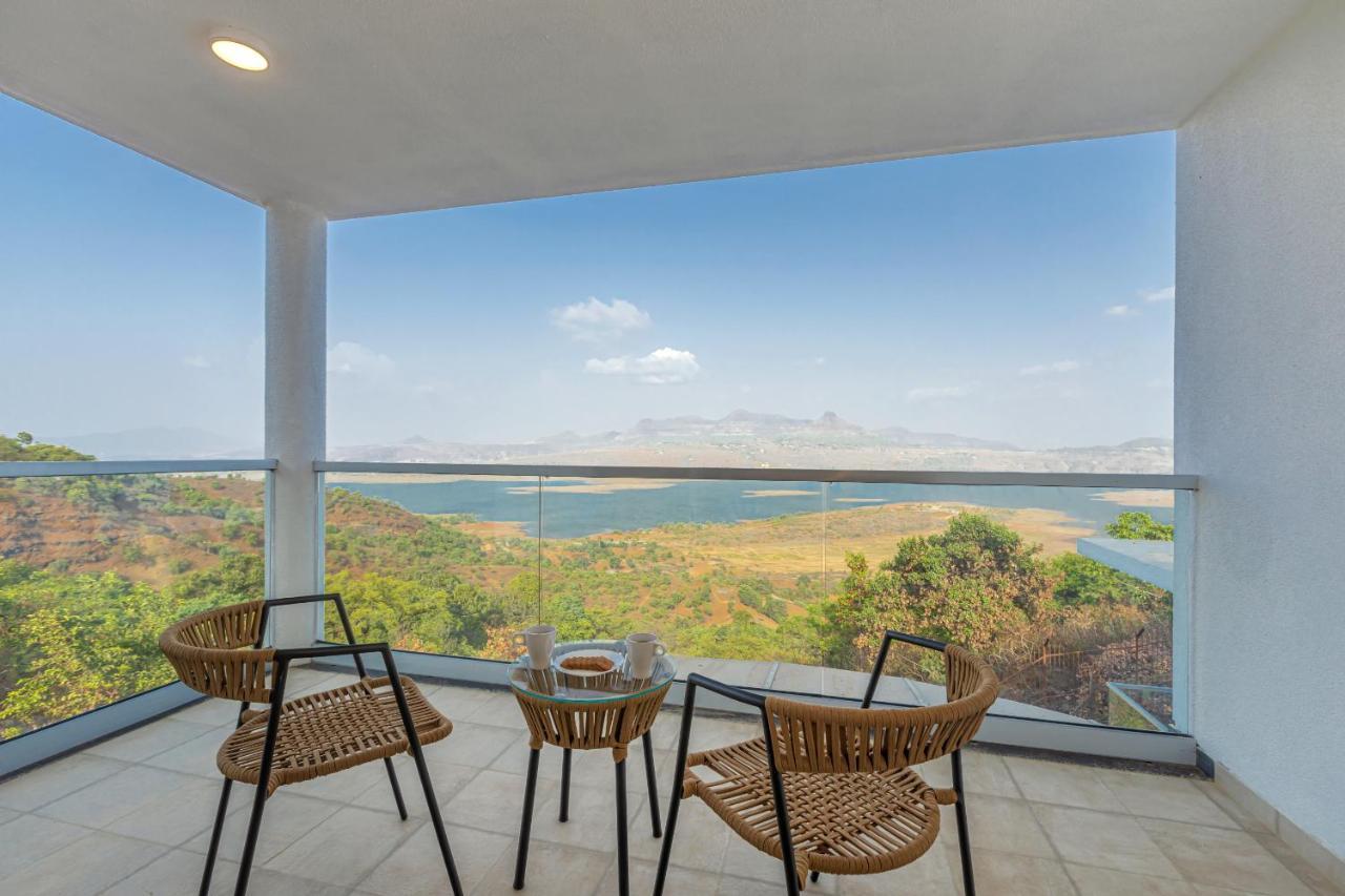 Saffronstays Kaia Waters By Kosha Villas, Pawna - Greek Style Villa With Panoramic View Of Pawna Lake Kolvan Kültér fotó
